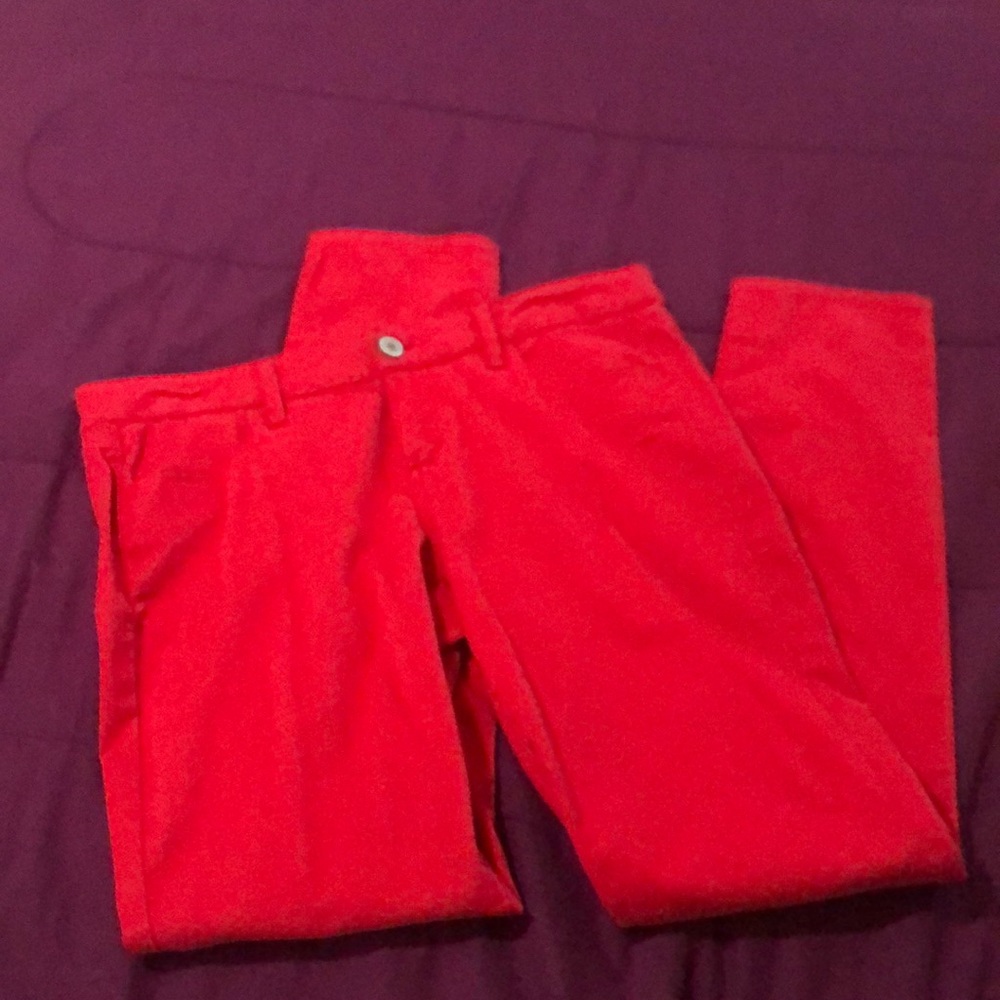 American Eagle red jeans size 10